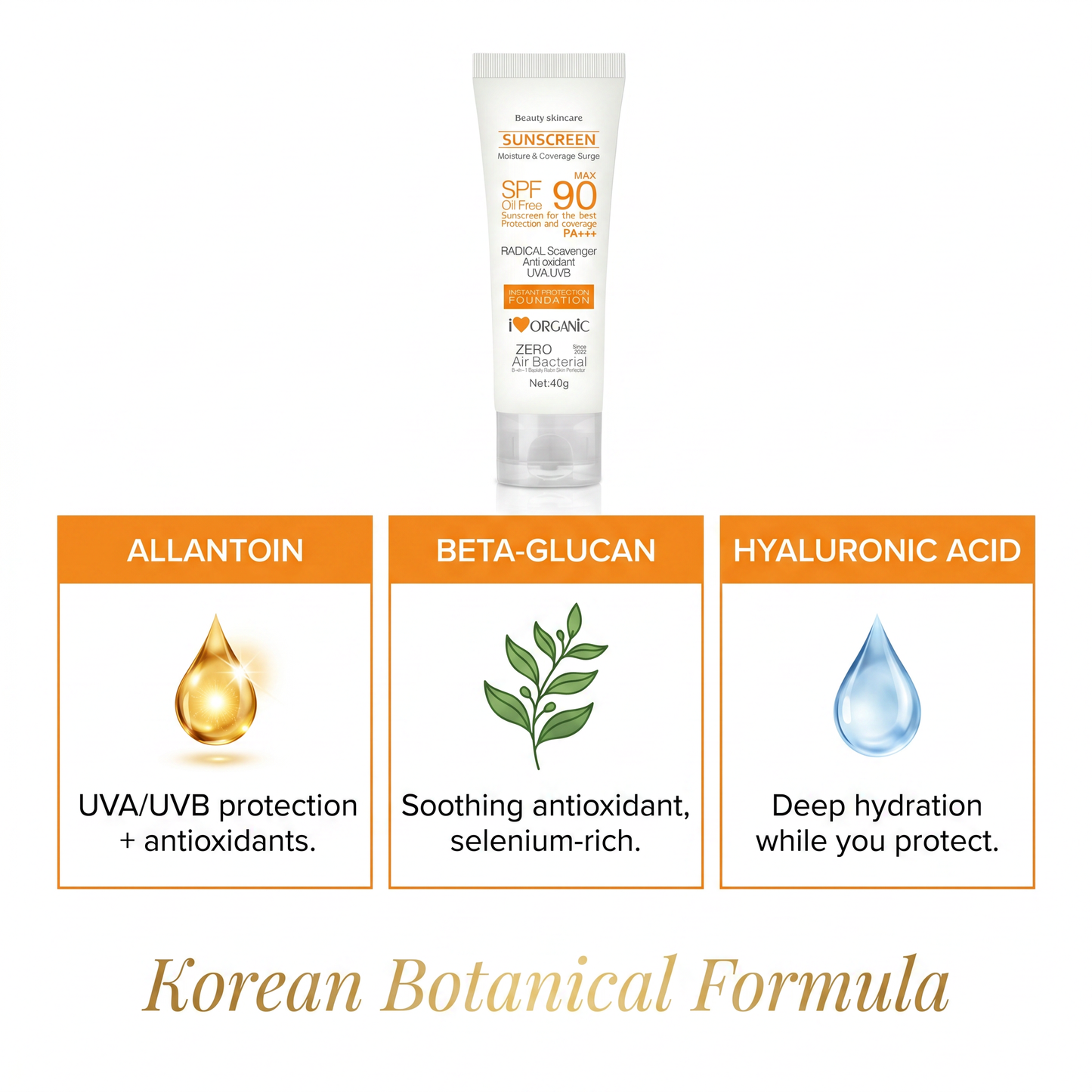 Soleil SPF 90 Korean Sunscreen — Maximum Sun Protection Formula